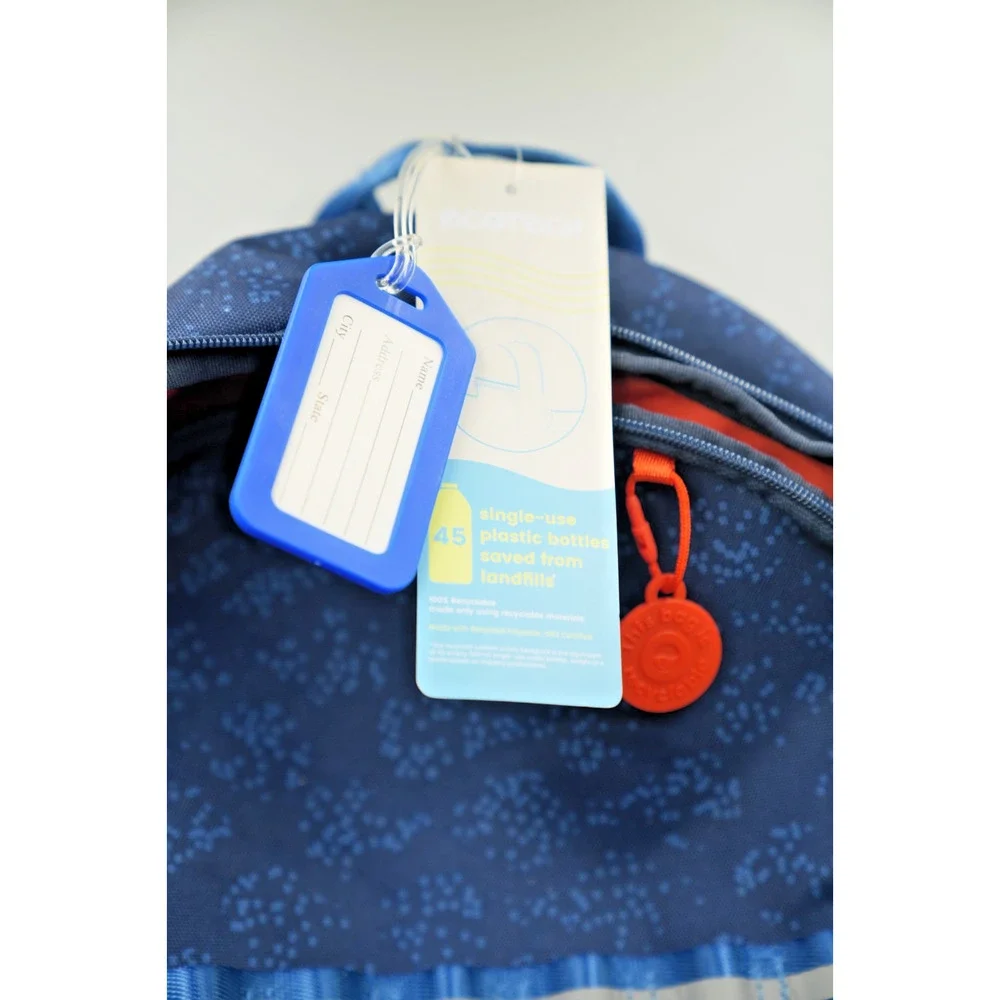 EcoTech Navy Backpack + Fulton Lunchbox School Supplies‎ Bundle Back to School